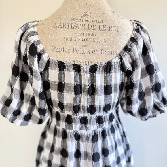 Cato Black and White Checkered Mini Dress - Picture 6 of 10